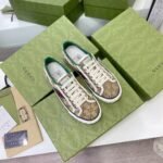 Gucci Tennis 1977 Sneaker Beige Abony 606111 Hvk20 9766 - Image 8