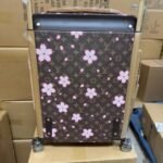 Louis Vuitton X Takashi Murakami Horizon 55 Suitcase Sakura Brown 55Cm M13788 - Image 6
