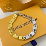 Louis Vuitton Monogram Tied Up Bracelet Gold And Silver M1306L - Image 2