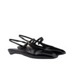 Prada Patent Leather Slingback Ballerinas Black 1F828N 069 F0002 F 015