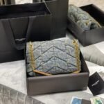 [Super Vip 1:1] Saint Laurent Puffer Toy In Denim 28Cm 7593372Pt674575 - Image 7