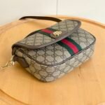 Gucci Ophidia Small Top Handle Bag Beige And Dark Brown 20Cm ‎836843 Fae0J 9867 - Image 5