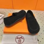Hermes Lazy Loafer Black H252020Z 02395 - Image 4