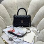 [Super Vip 1:1] Chanel Coco Small Handle Flap Bag In Black 23Cm A92990 Y61556 94305 - Image 2
