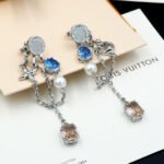 Louis Vuitton Heirloom Pendant Earrings Silver M02889 - Image 3