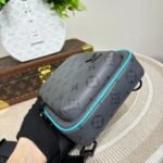 [Super Vip 1:1] Louis Vuitton Avenue Slingbag PM Monogram Eclipse Revers Turquoise 20Cm M11703 - Image 7