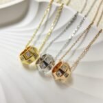 Louis Vuitton Le Damier De Pendant Yellow Gold Q03764 - Image 3