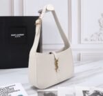 Saint Laurent Le 5 À 7 Hobo Bag In Smooth Leather White 23Cm 6572282R20W9207 - Image 4