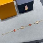 Louis Vuitton Color Blossom Bb Multi-Pattern Bracelet Pink Gold Qa5122 - Image 3