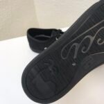 Gucci Women’S Leather Top Sneaker Black - Image 6