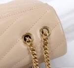Saint Laurent Loulou Small Chain Bag In Matelassé Y Dark Beige Gold 23Cm 494699Dv7272721 - Image 9