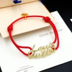 Louis Vuitton Lv Script Bracelet Red Gold M4479Z - Image 3