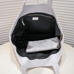 Saint Laurent Icare Maxi Shopping Bag In Quilted White 50Cm - Image 7