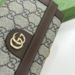 Gucci Ophidia Chain Wallet Beige Gg Supreme Canvas 19Cm 772309K9Gsg8367 - Image 5