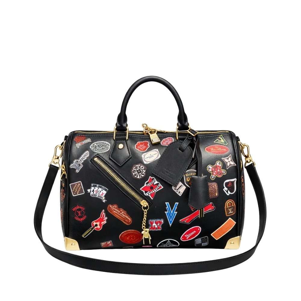 9-1-11 Louis Vuitton Speedy Soft 30 Pillow Bag Black 30Cm M26079 - Image 1