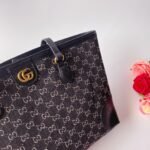 Gucci Ophidia Medium Tote Bag In Gg Denim Black 38Cm 631685 Un3Bg 1274 - Image 5