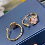 Louis Vuitton Color Blossom Mini Sun Ring Pink Gold Q0S21A - Image 3