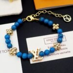 Louis Vuitton Turquoise Pearl Bracelet Blue - Image 2