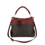 Louis Vuitton Maida Hobo Handbag Monogram Tuilerie Bezas Red 33Cm M43798