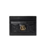 Gucci Gg Matelassé Card Case Black 10Cm 723790 Um8Ig 1000