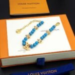 Louis Vuitton Turquoise Pearl Bracelet Blue - Image 4