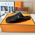 Hermes Lena Mule Black H241037Z 02350 - Image 2