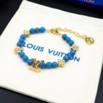 Louis Vuitton Turquoise Pearl Bracelet Blue - Image 5