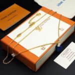 Louis Vuitton Lv Floragram Necklace Gold M00981 - Image 5