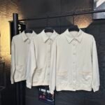 Miu Miu Garment Dyed Cotton Fleece Blouson Jacket Cream Mjl009 14Ru F0K74 S Ooo - Image 6