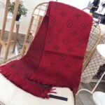 Louis Vuitton Logomania Shine Scarf Red 180Cm M72432 - Image 2