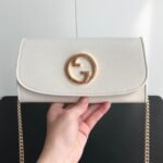 Gucci Blondie Continental Chain Wallet White 21Cm - Image 2