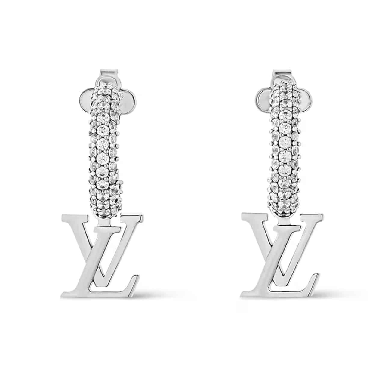 Anh-thumbnail-13-4 Louis Vuitton Lv Iconic Earrings Silver M02276 - Image 1