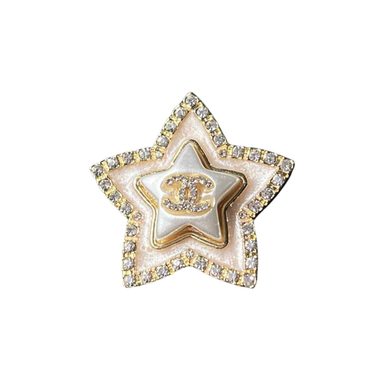 Anh-thumbnail-27 Chanel Cc Star Brooch Gold - Image 1