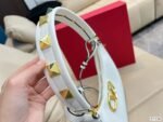Valentino Stud Sign Calfskin Hobo Bag In White 1W2B0K69Eimi16 - Image 7
