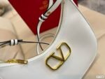 Valentino Stud Sign Calfskin Hobo Bag In White 1W2B0K69Eimi16 - Image 6
