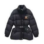 Celine Down Jacket Polyester Black