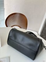 Celine Small Cabas Drawstring Cuir Triomphe In Smooth Calfskin Black 24Cm 111013Du338No - Image 6