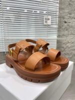 Celine Clea Triomphe Sandal In Calfskin Vegetal Tanning 352473778C04Lu - Image 2