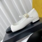 Chanel Mary Janes Black White - Image 4