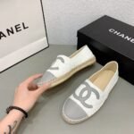 Chanel Cc Espadrilles White Gray - Image 6