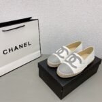 Chanel Cc Espadrilles White Gray - Image 10