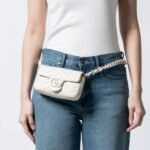 Gucci Gg Marmont Belt Bag White 16Cm 739599 Um8Kv 1000 - Image 3
