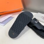 Hermes Empire Sandal Noir H252300Z 02340 - Image 7