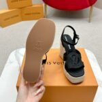 Louis Vuitton Lv Isola Wedge Sandal Noir 1Aci88 - Image 6