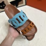 Hermes Extra Sandal Mineral Blue And Natural H222301Z 6H345 - Image 2