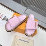 Louis Vuitton Pool Pillow Flat Comfort Mule Rose 1Aguzd - Image 3