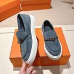 Hermes Game Slip On Sneaker Blue - Image 2