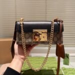 Gucci Mini Gg Supreme Padlock Black 21Cm 735103 Klqjg 9785 - Image 3