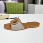 Gucci Women’s Interlocking G Slide Sandal Brown 835723 Faea0 9562 - Image 4