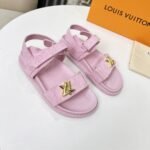 Louis Vuitton Lv Sunset Flat Comfort Sandal Rose 1Adidb - Image 3